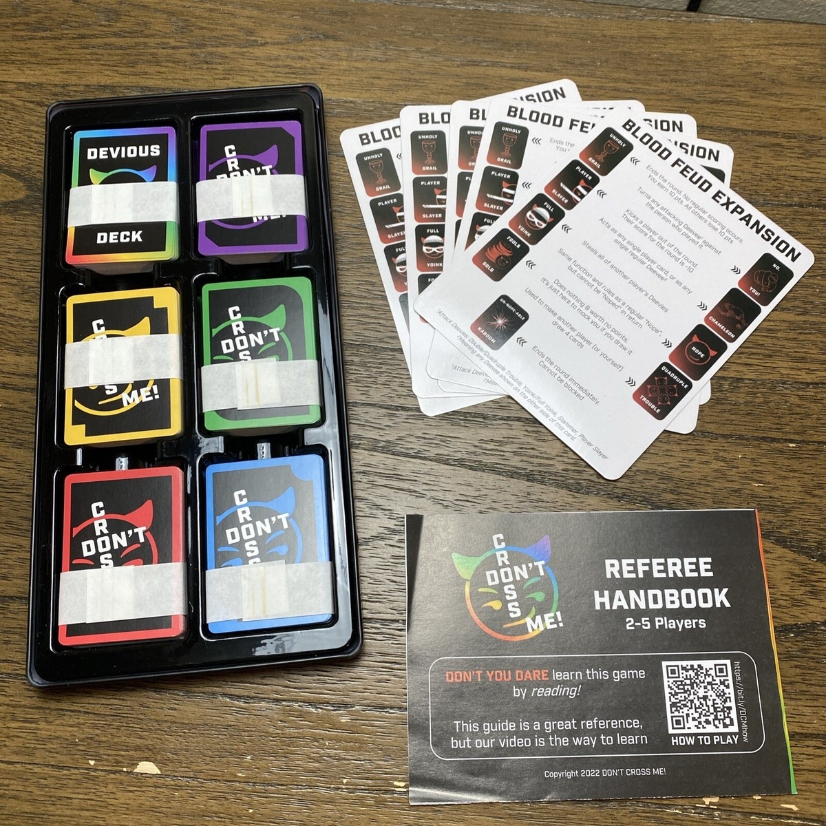 Don t Cross Me A Card Game Rummy Meets Crossword Card Game New Open Box EBay