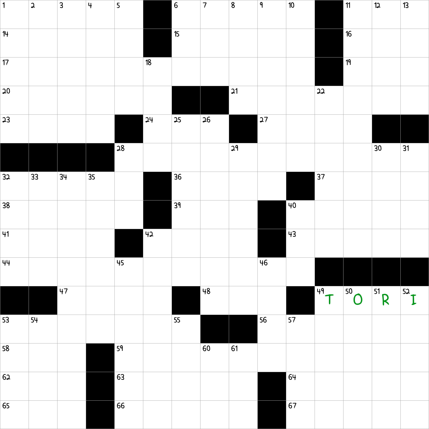Doughnut Shapes Mathematically Speaking NYT Crossword Clue November 18 2024