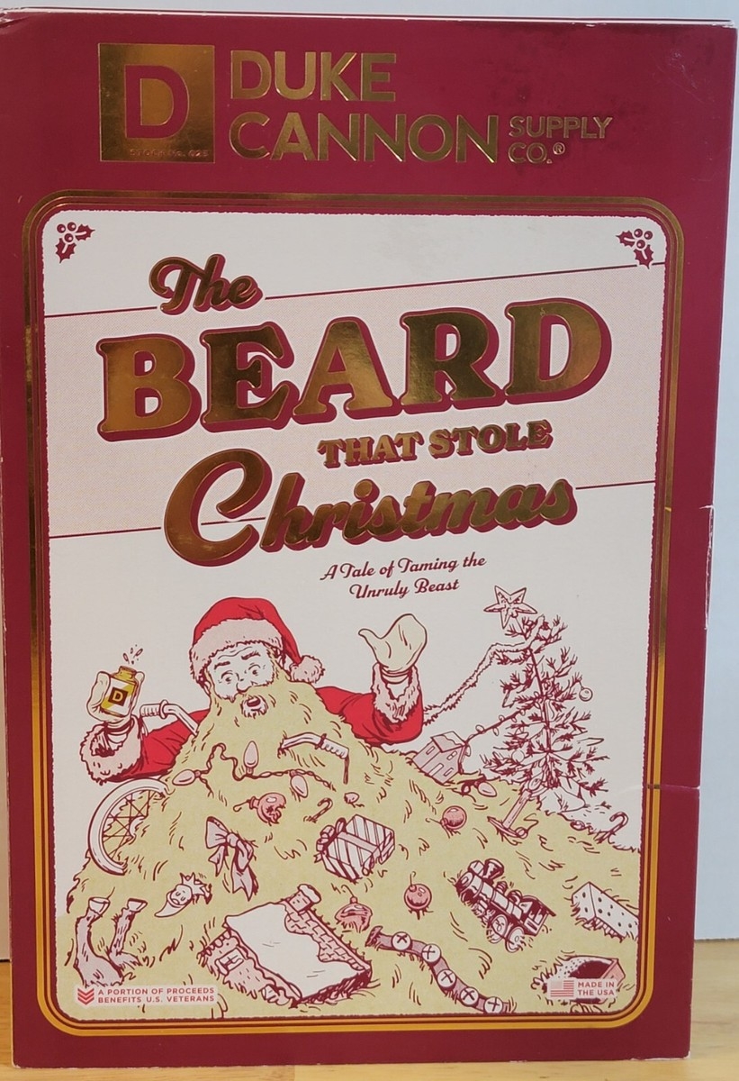 Duke Cannon The Beard That Stole Christmas Best Damn Beard Wash 3 Pc Gift Set EBay