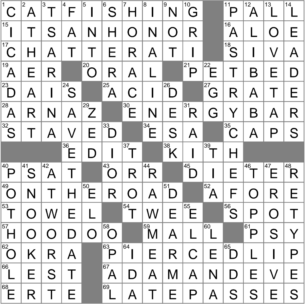 Earlier In The Past Crossword Clue Archives LAXCrossword