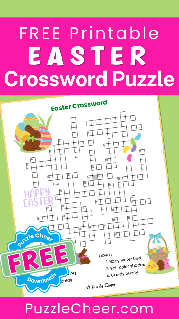 Easter Crossword Puzzle Puzzle Cheer Easter Crossword Puzzle Puzzle Cheer