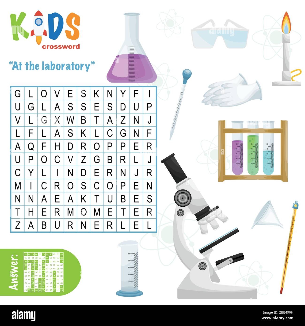 Easy Word Search Crossword Puzzle At The Laboratory For Children In Elementary And Middle School Fun Way To Practice Language Comprehension And Ex Stock Vector Image Art Alamy Easy Word Search Crossword Puzzle At The Laboratory For Children In Elementary And Middle School Fun Way To Practice Language Comprehension And Ex Stock Vector Image Art Alamy