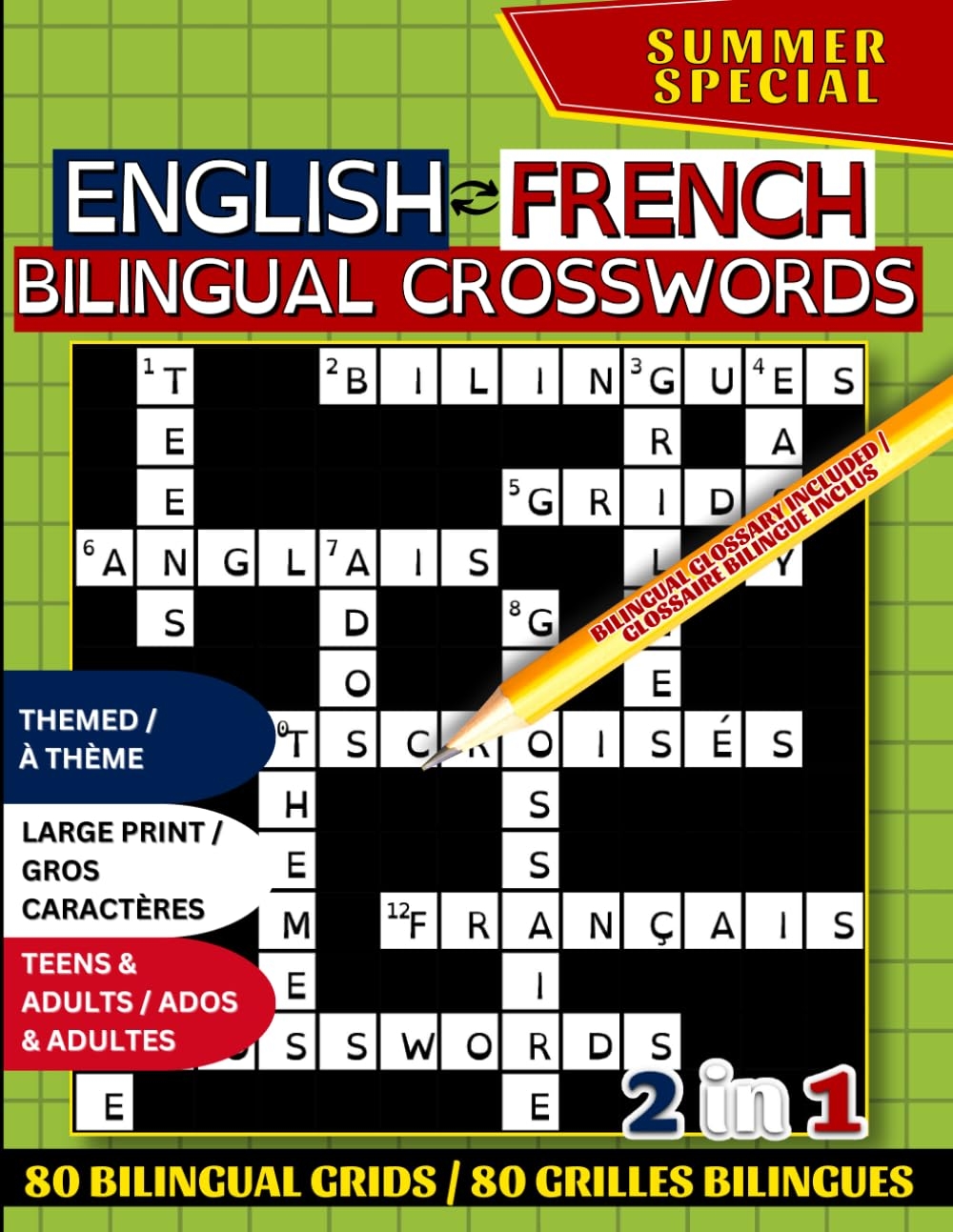 English French Bilingual Crosswords Summer Special Palace Lingua 9798989133703 Amazon Books English French Bilingual Crosswords Summer Special Palace Lingua 9798989133703 Amazon Books