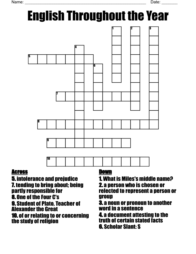crossword clue concerning crossword clue concerning