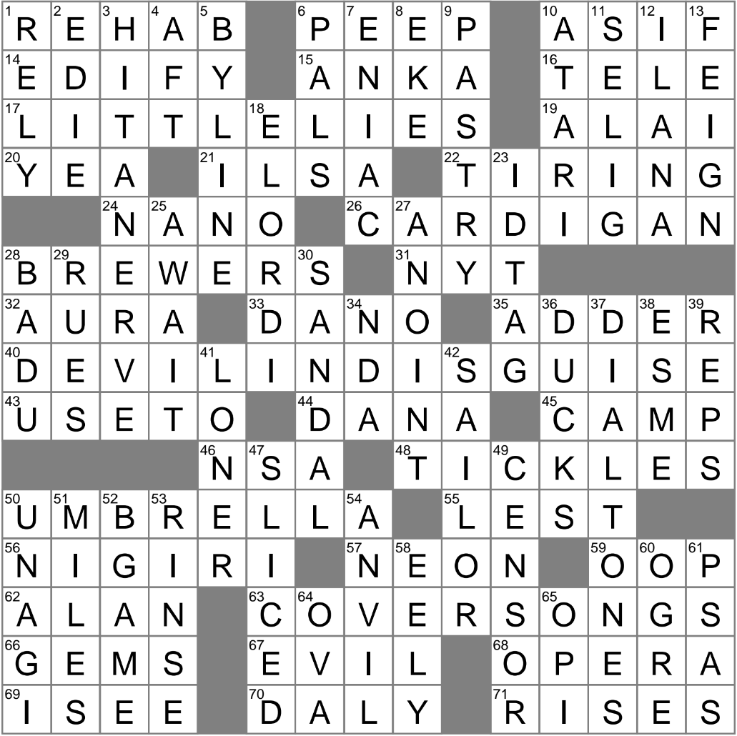 Enlighten Crossword Clue Archives LAXCrossword