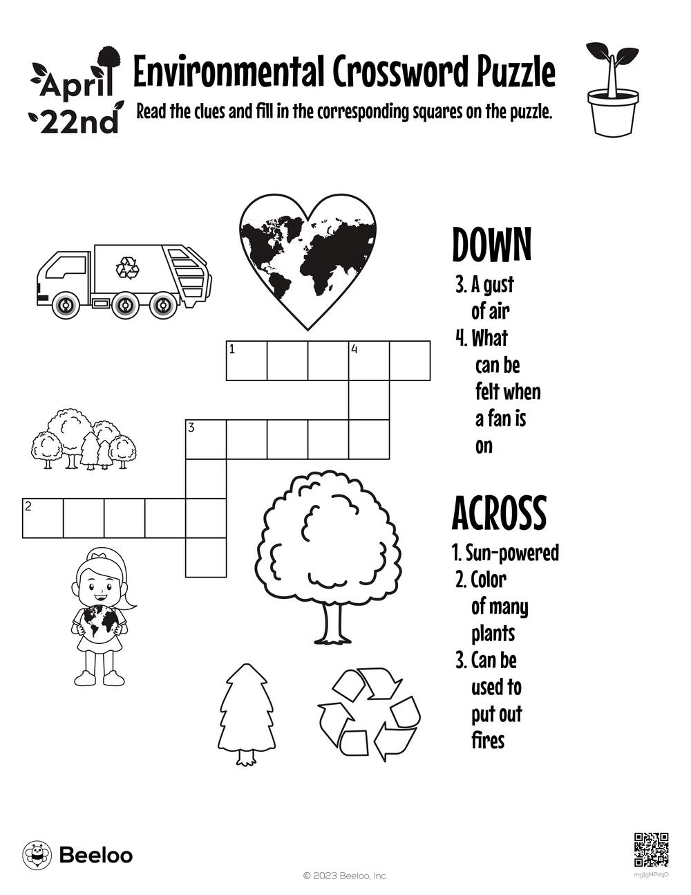 Environmental Crossword Puzzle Beeloo Printable Crafts And Activities For Kids Environmental Crossword Puzzle Beeloo Printable Crafts And Activities For Kids