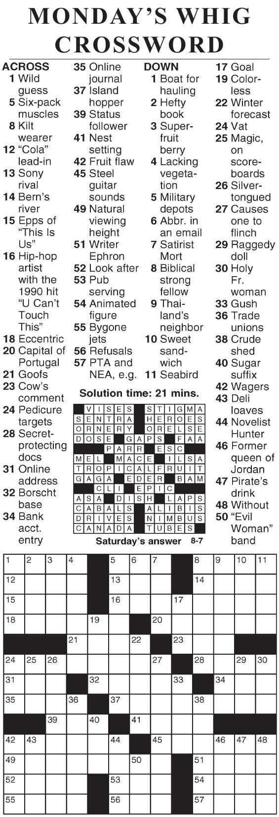 eugene sheffer crossword puzzle