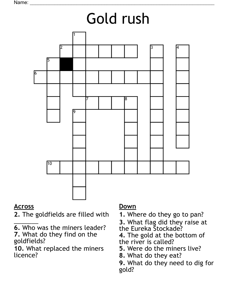 Eureka Crossword WordMint