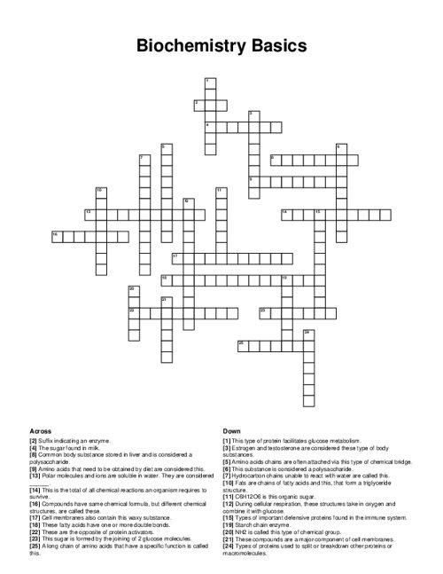 Evolution Crossword Puzzle Evolution Crossword Puzzle