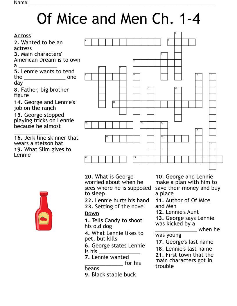 Exodus 3 Crossword WordMint