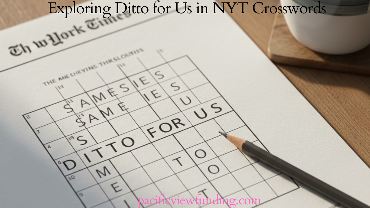 Exploring Ditto For Us In NYT Crosswords The Art Of Wordplay
