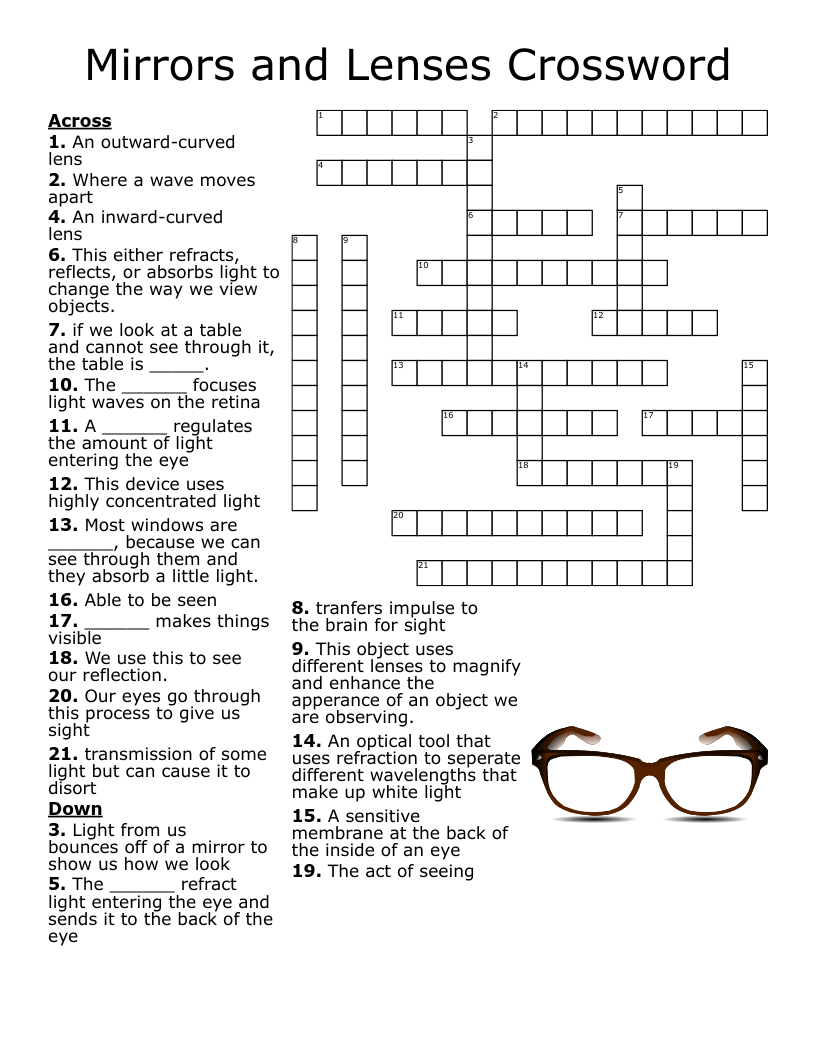 Eye Crossword WordMint