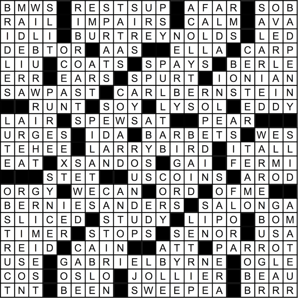February 2019 Crossword Answer Key Washingtonian February 2019 Crossword Answer Key Washingtonian