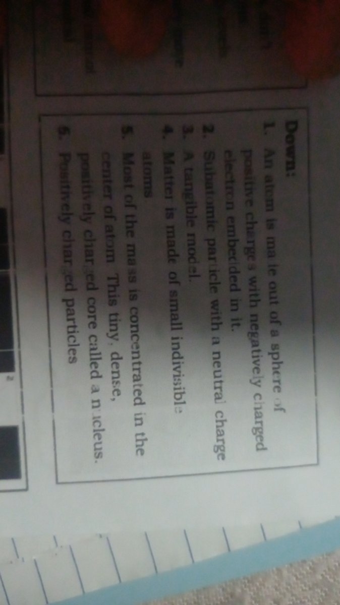 Fill In The Crossword Clues For Atomic Theory Down An Atom Is Made Ou Fill In The Crossword Clues For Atomic Theory Down An Atom Is Made Ou