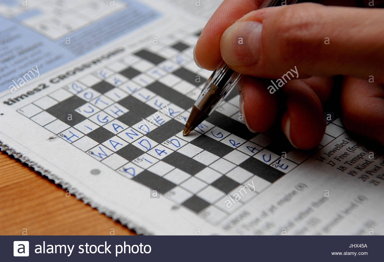 Finished Crossword Puzzle Clue Unlocking Solutions Cityofwinona