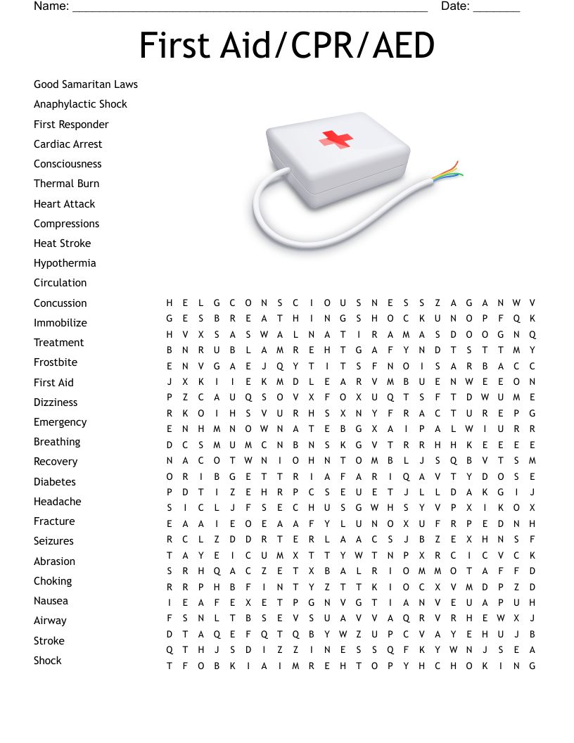 First Aid Burns Crossword WordMint First Aid Burns Crossword WordMint
