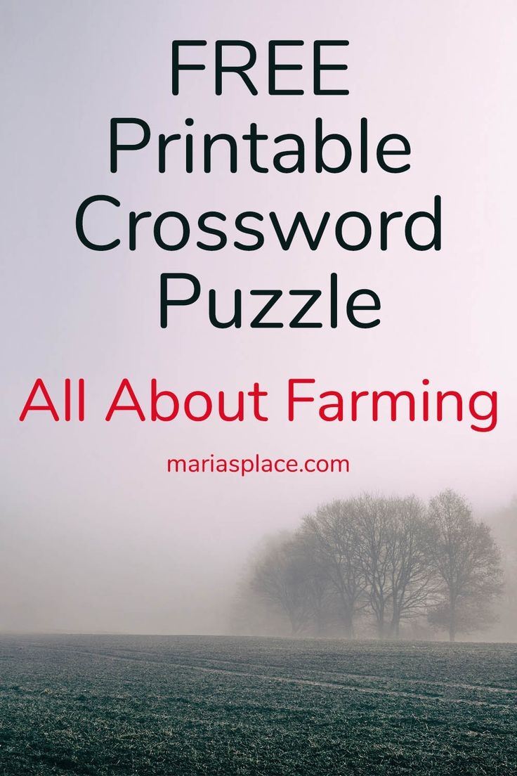 Fit For Farming Crossword Puzzle Clue Dairy Farm Operations