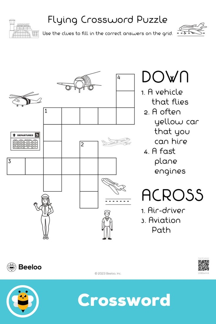 Flying Crossword Puzzle