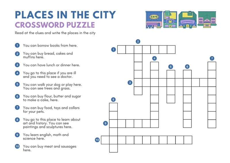Free And Customizable Crossword Puzzle Templates