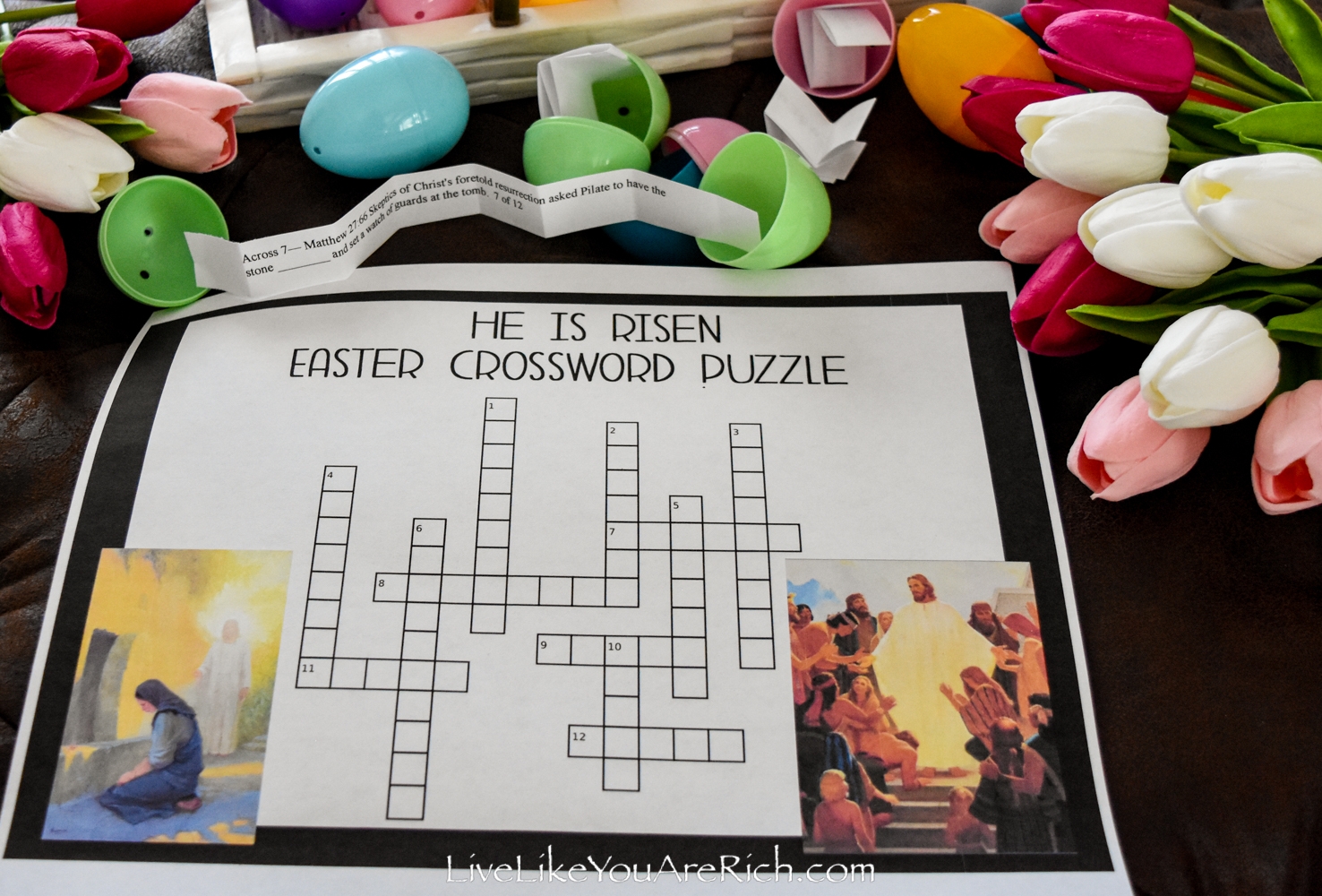Free Christ Centered Easter Crossword Puzzle Optional Egg Hunt Live Like You Are Rich Free Christ Centered Easter Crossword Puzzle Optional Egg Hunt Live Like You Are Rich