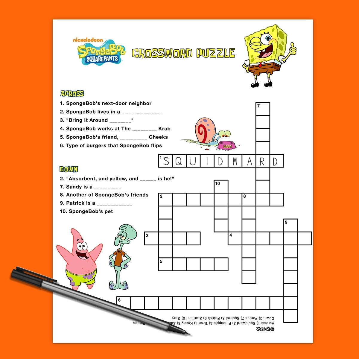 Fun Crossword Puzzles Printable Free Daily Crossword Printable