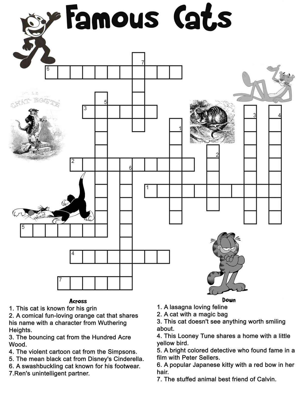 Funny Crossword Puzzles Printable Printable Board Games
