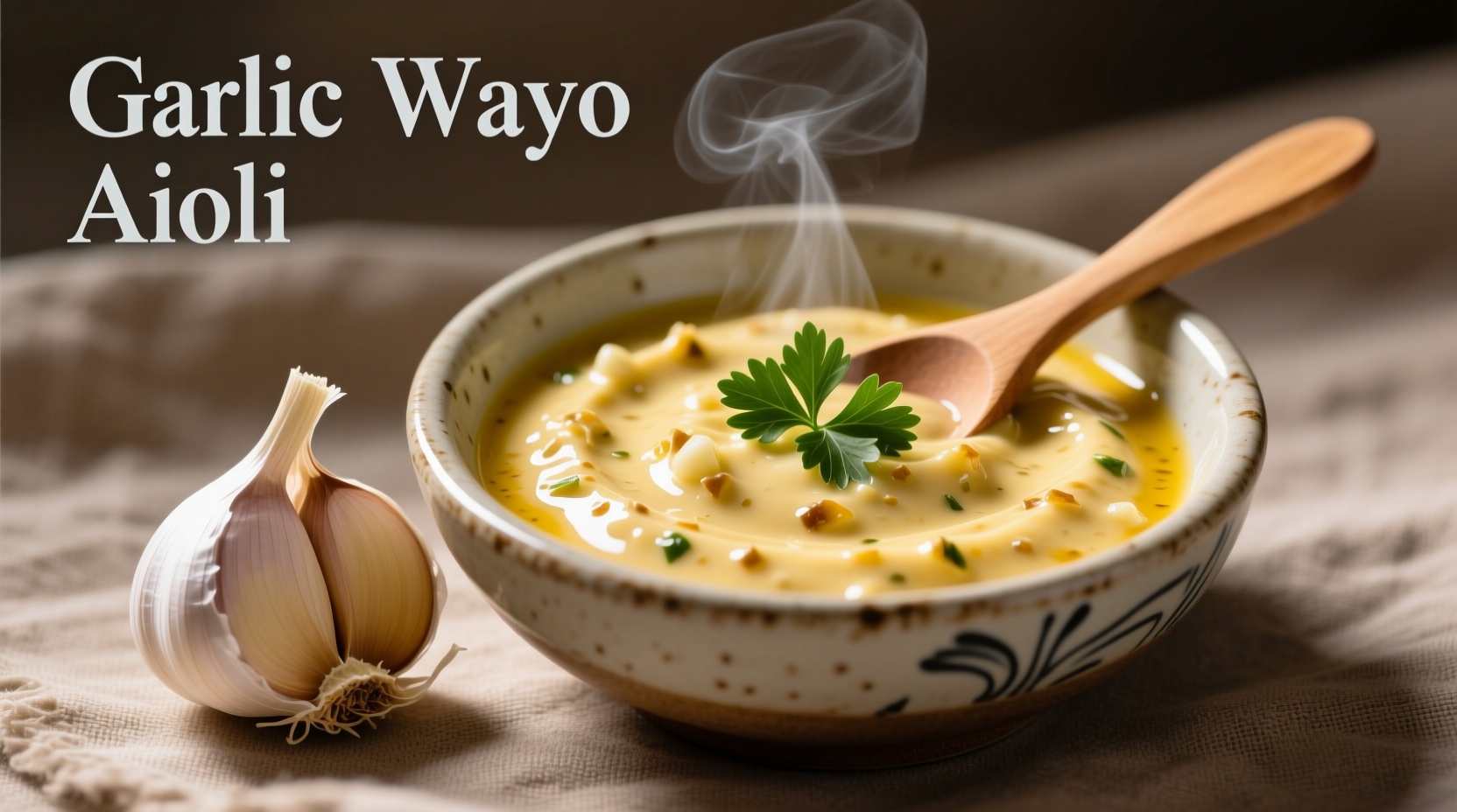 garlic mayo crossword clue