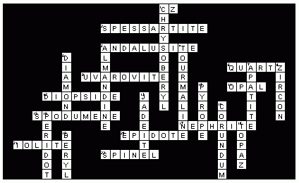 Gemstone Crossword Puzzle Collection International Gem Society