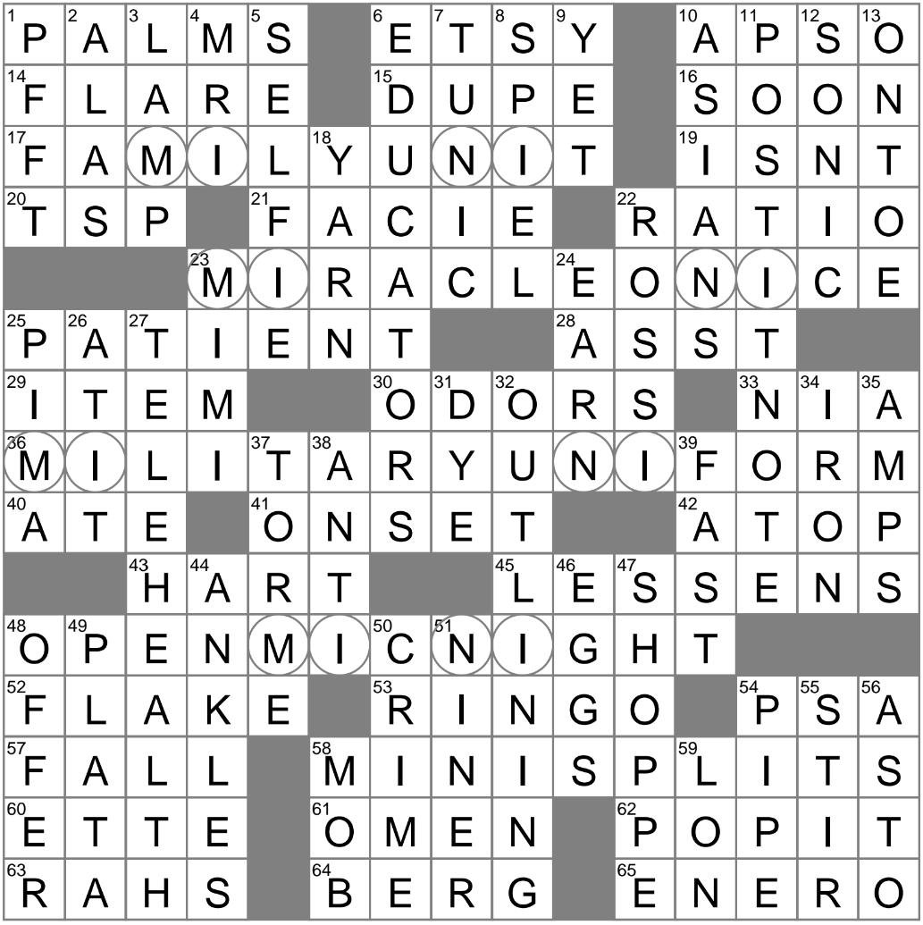 Genesis Crossword Clue Archives LAXCrossword