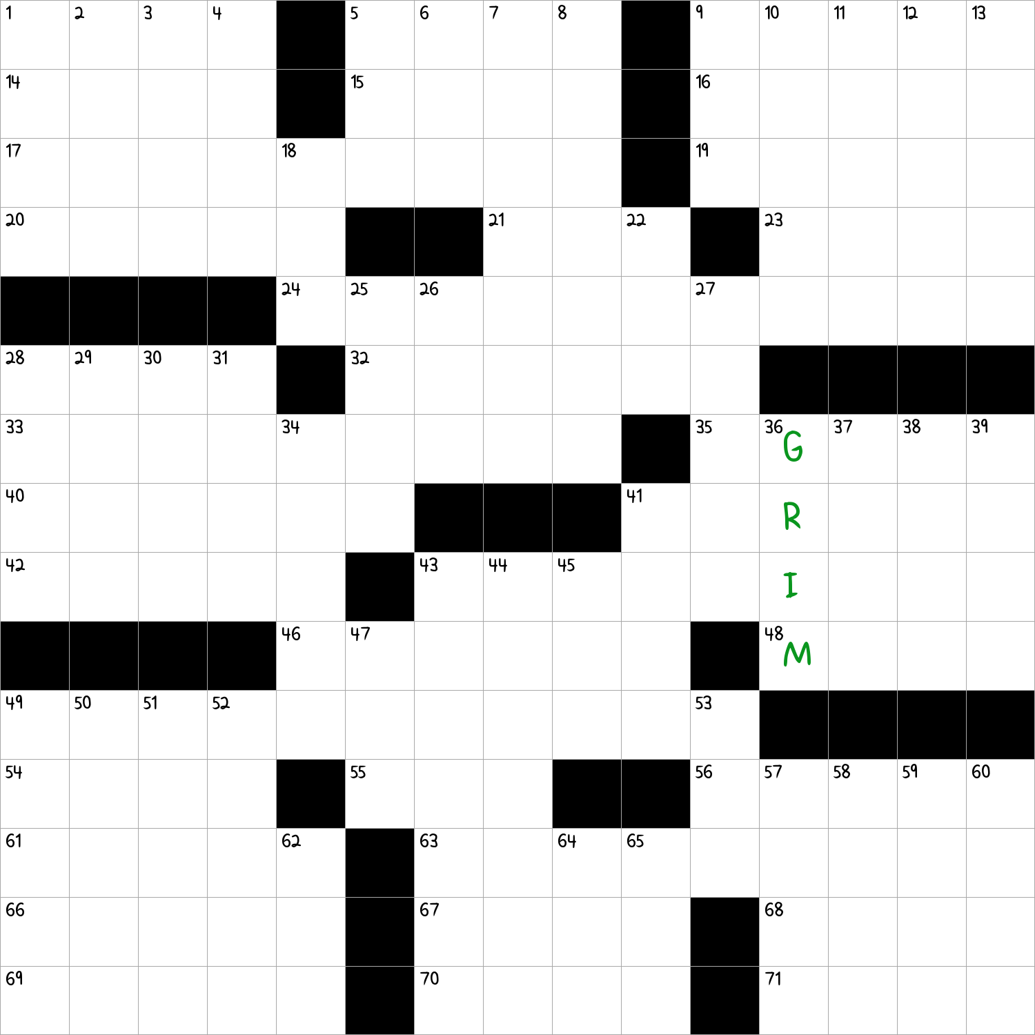 Gloomy As News NYT Crossword Clue March 17 2025