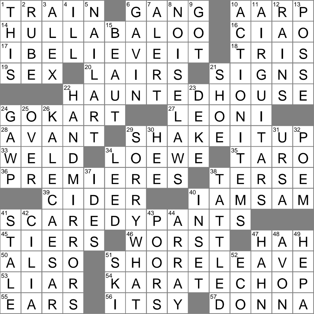 Goat Rodeo Crossword Clue Archives LAXCrossword Goat Rodeo Crossword Clue Archives LAXCrossword