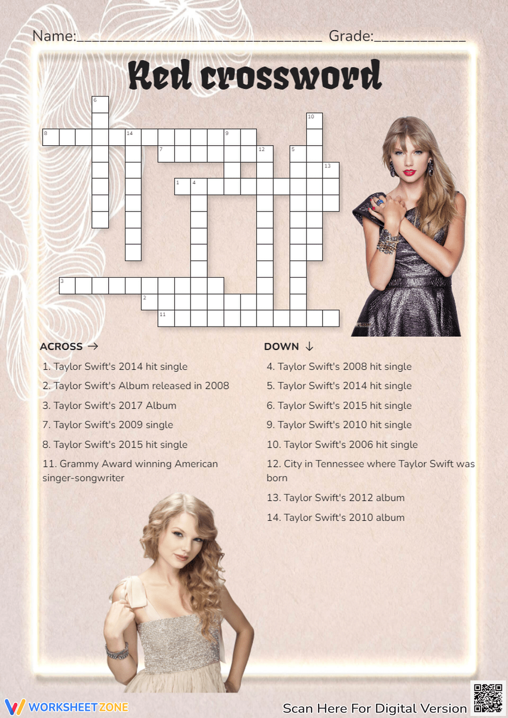 taylor swift crossword taylor swift crossword