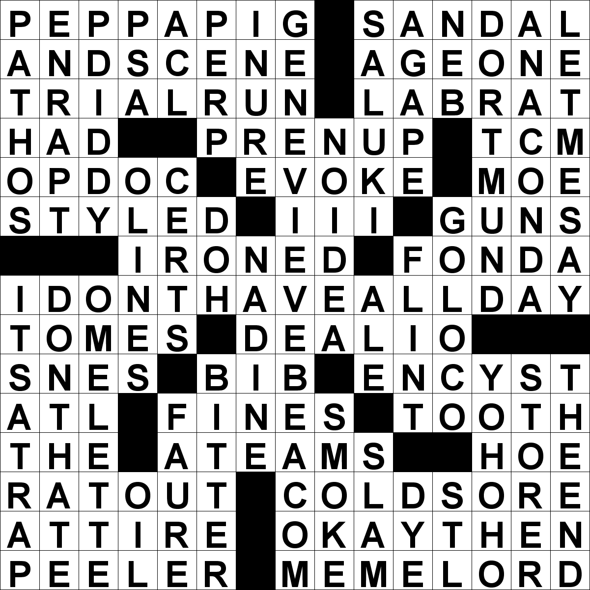 Guest Themeless brian Thomas Girlbosswords Guest Themeless brian Thomas Girlbosswords