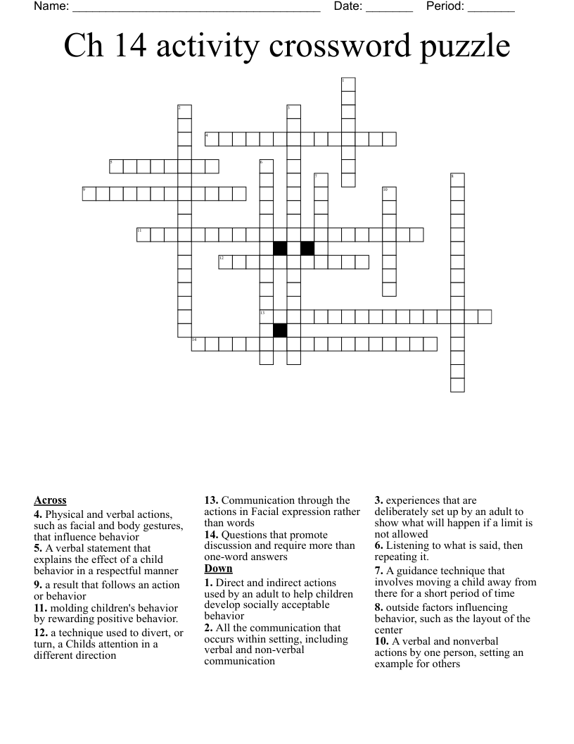 Guidance Techniques Crossword WordMint