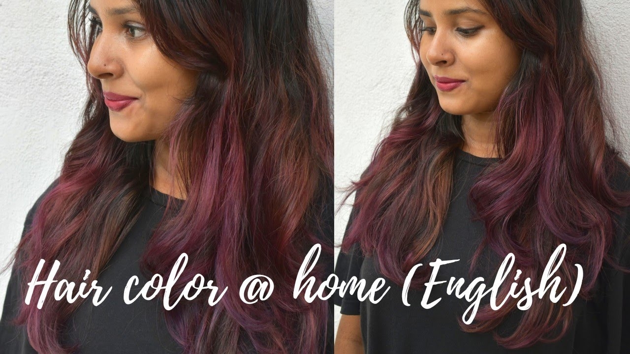  Hair Colour At Home purple Hair Colour hair Colouring colouring Hair streax Hair Colour haircolor YouTube
