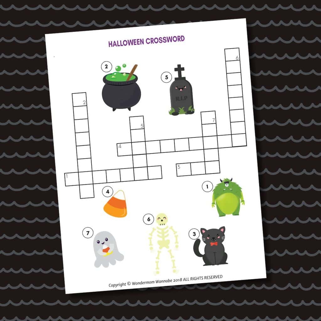 Halloween Crossword Puzzle
