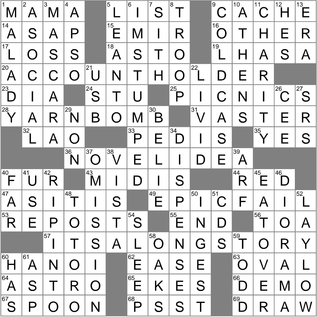 Hands Out Crossword Clue Archives LAXCrossword