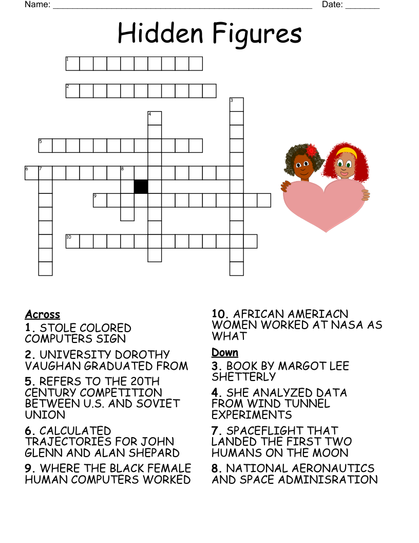 Hidden Figures Word Search WordMint Hidden Figures Word Search WordMint