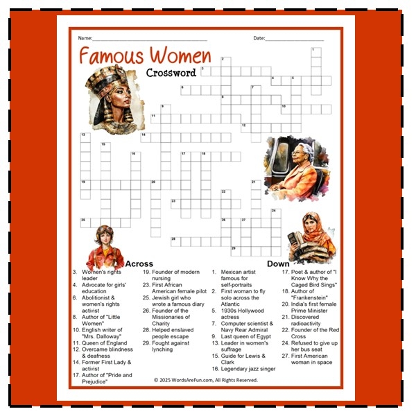 History Crossword Puzzles