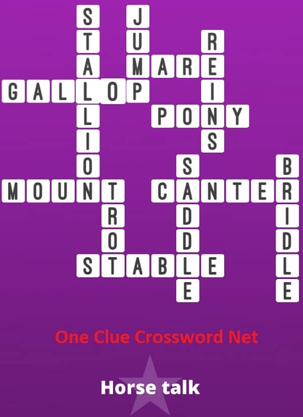Horse Talk Bonus Puzzle Get Answers For One Clue Crossword Now