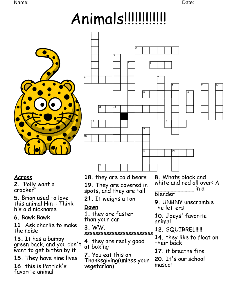 Horse Words Crossword WordMint