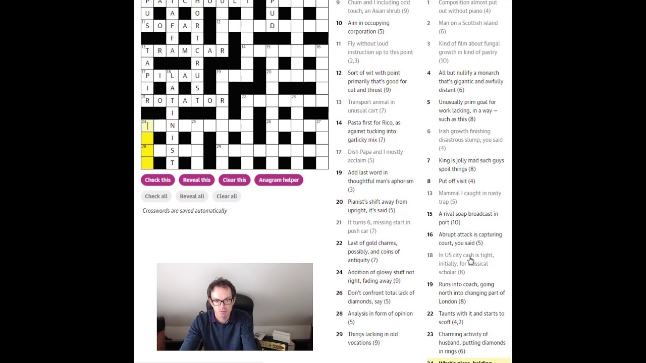How Is This Possible A Crossword With No Letter E Anywhere YouTube How Is This Possible A Crossword With No Letter E Anywhere YouTube