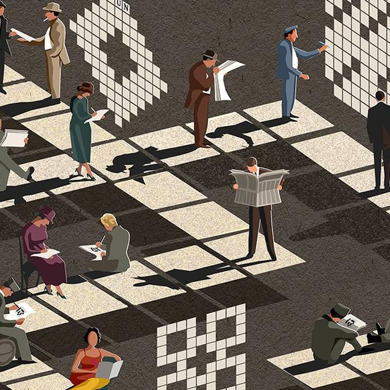 plagued crossword clue