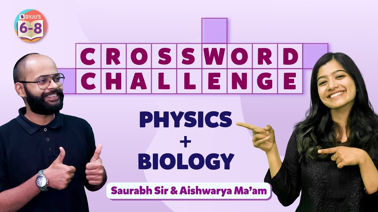 How To Solve Crossword Puzzles Crossword Challenge Physics Biology BYJU S Classes YouTube How To Solve Crossword Puzzles Crossword Challenge Physics Biology BYJU S Classes YouTube
