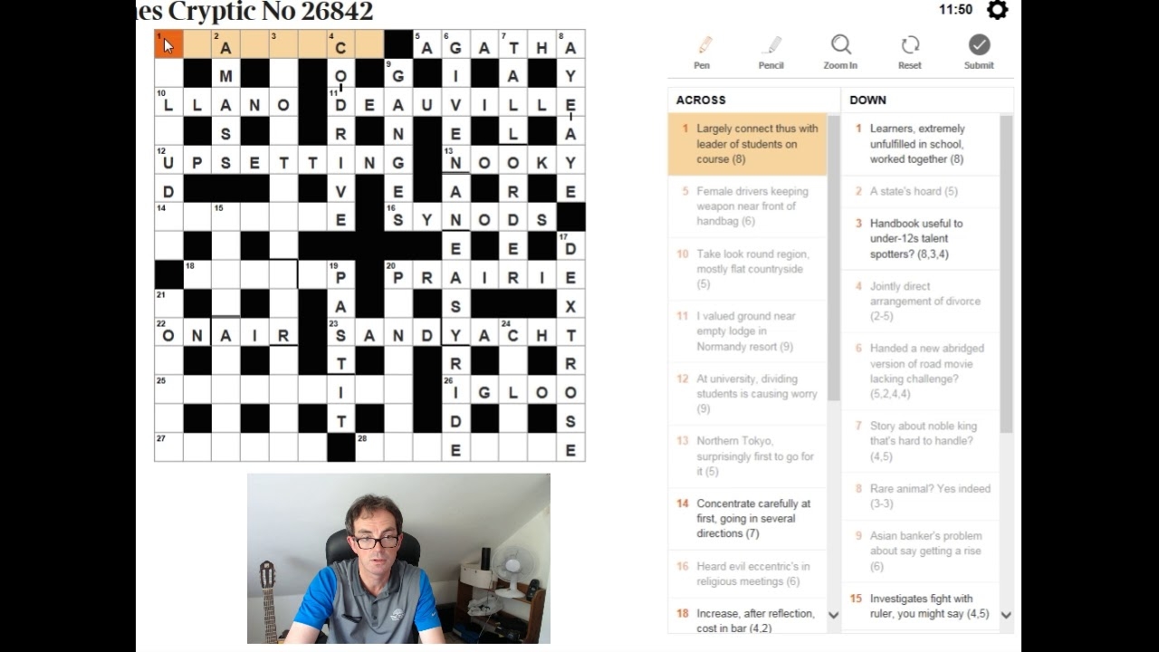 thus crossword clue