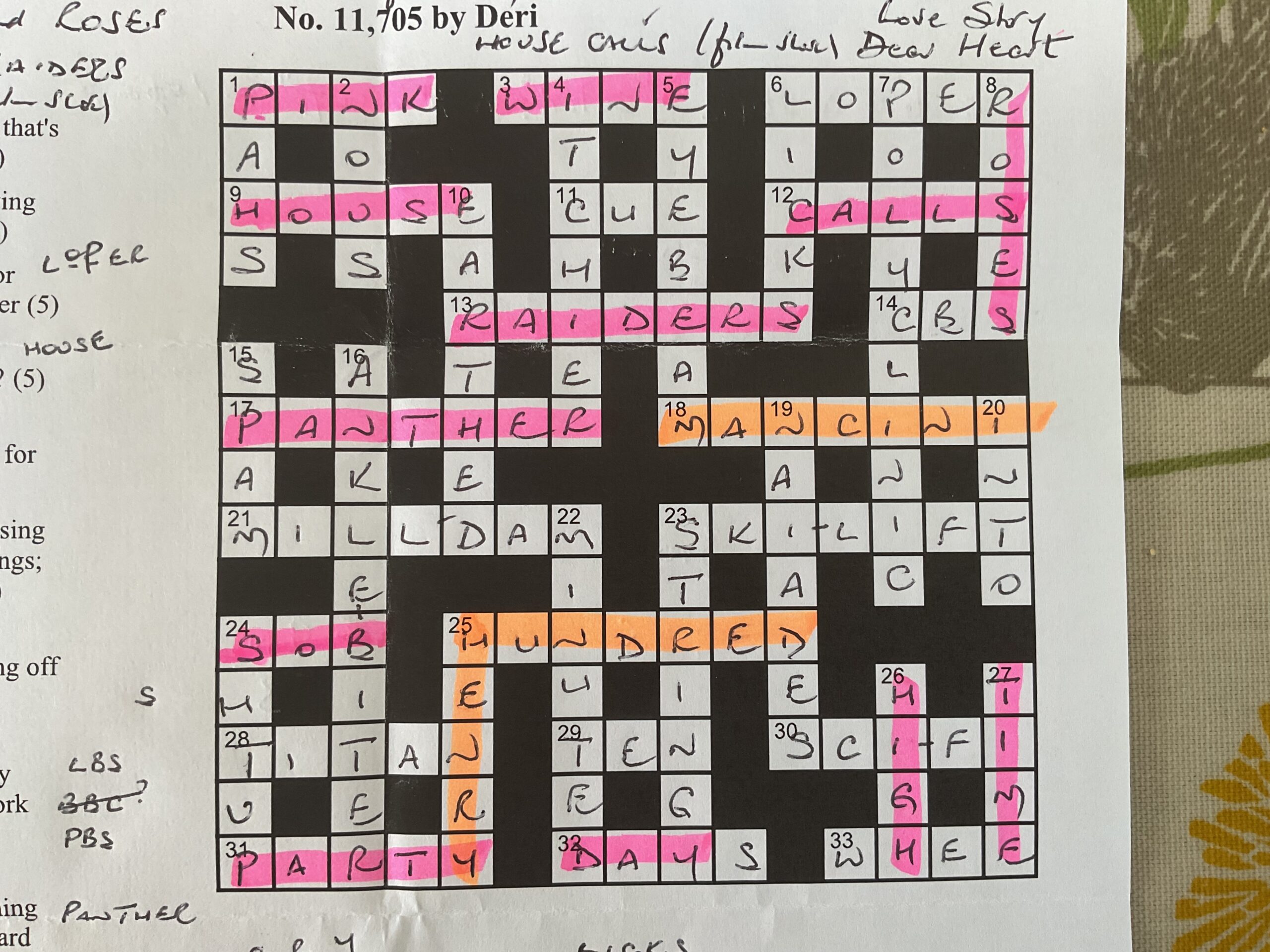 Independent 11705 Deri Fifteensquared