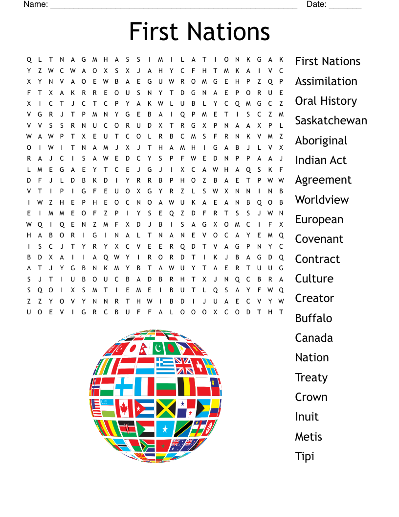 Indigenous Culture Crossword WordMint