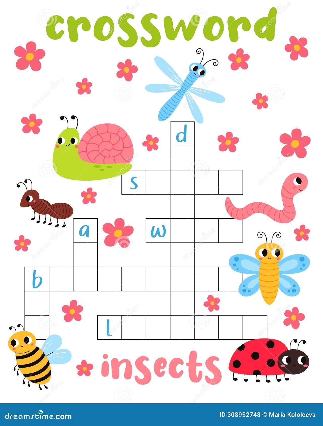 Insect Crossword Stock Illustrations 139 Insect Crossword Stock Illustrations Vectors Clipart Dreamstime