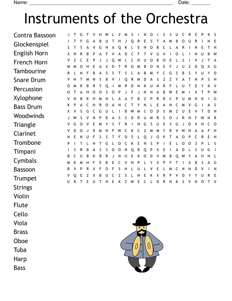 Items In School Crossword WordMint