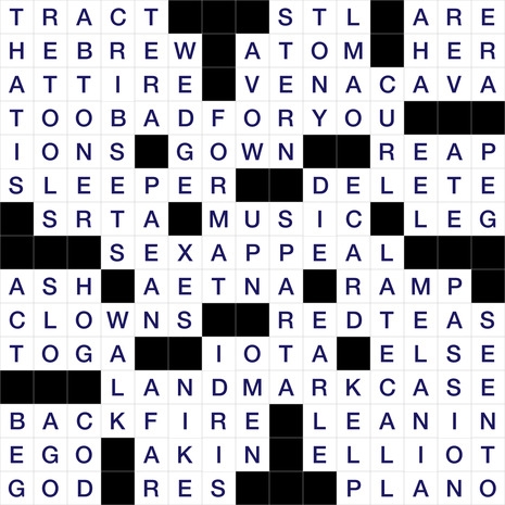 June 25 2025 WSJ Crossword Answers Today